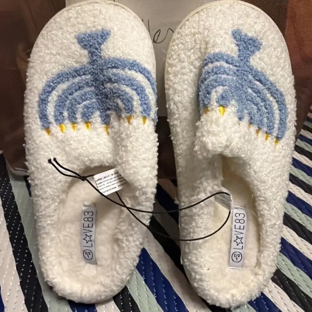 Love 83 Little Kids Holiday Icon Slippers hanukkah L 2/3